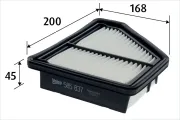 Luftfilter VALEO 585837