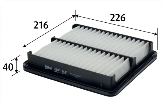 Luftfilter VALEO 585841 Bild Luftfilter VALEO 585841
