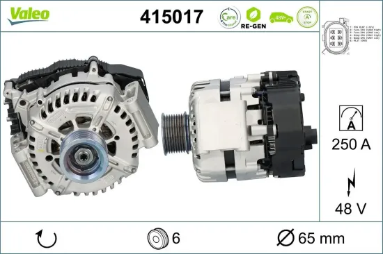 Startergenerator 48 V VALEO 415017 Bild Startergenerator 48 V VALEO 415017