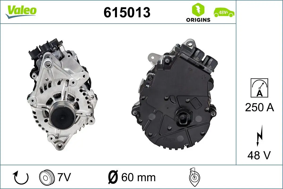 Startergenerator 48 V VALEO 615013