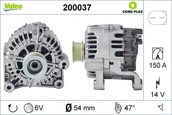 Generator 14 V VALEO 200037