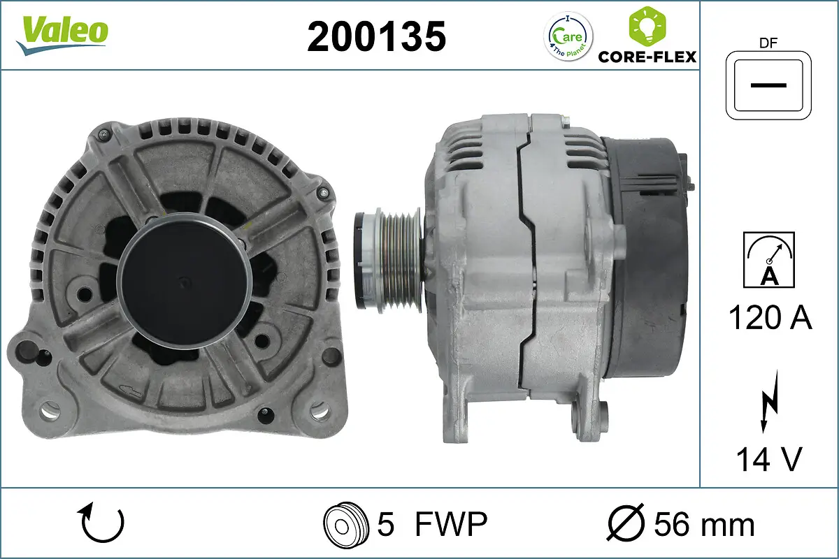Generator 14 V VALEO 200135