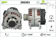 Generator 14 V VALEO 200363