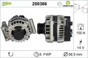 Generator 14 V VALEO 200366