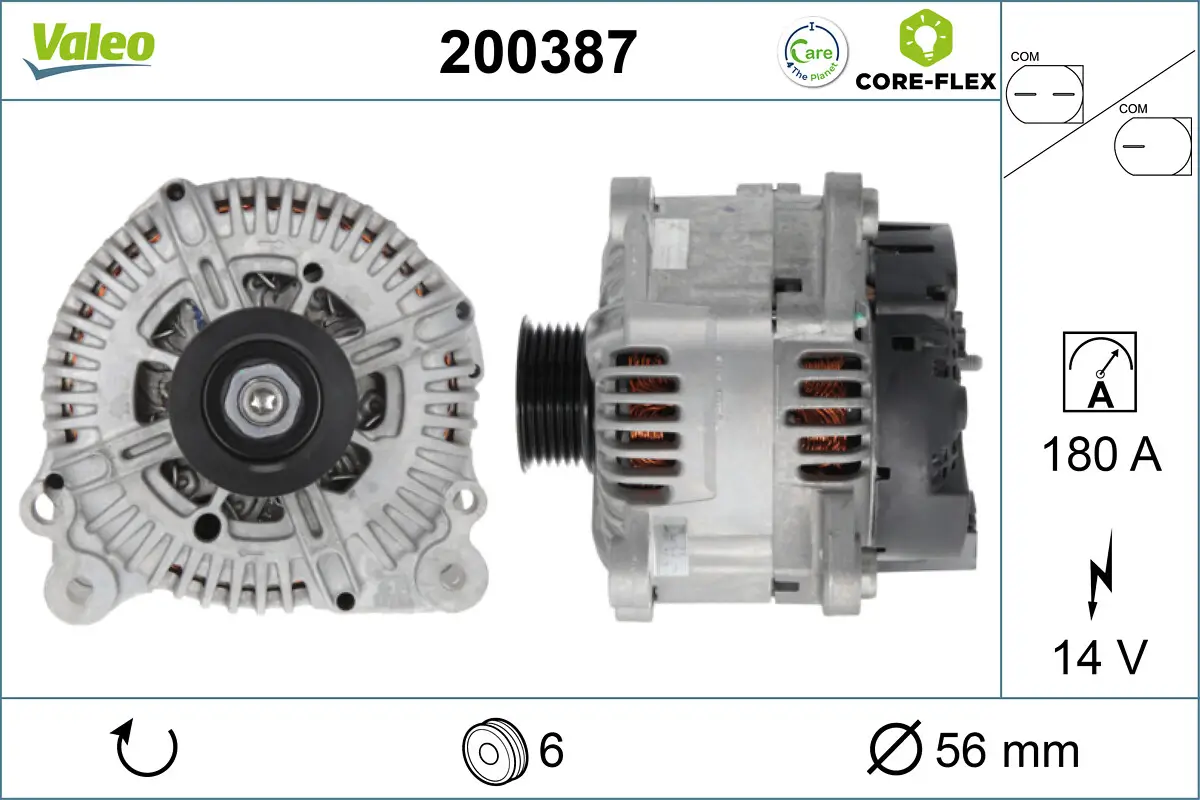 Generator 14 V VALEO 200387