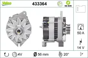 Generator 14 V VALEO 433364
