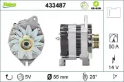 Generator 14 V VALEO 433487