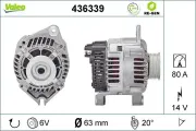 Generator 14 V VALEO 436339