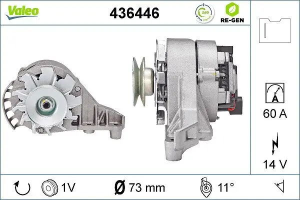 Generator 14 V VALEO 436446