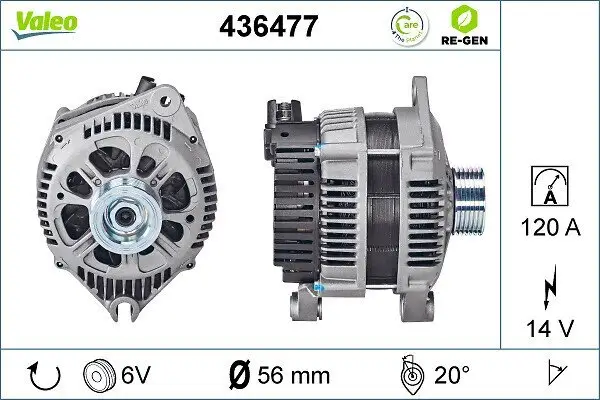 Generator 14 V VALEO 436477