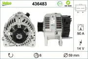 Generator 14 V VALEO 436483
