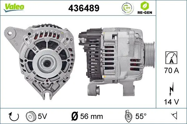 Generator 14 V VALEO 436489