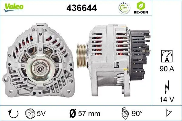 Generator 14 V VALEO 436644