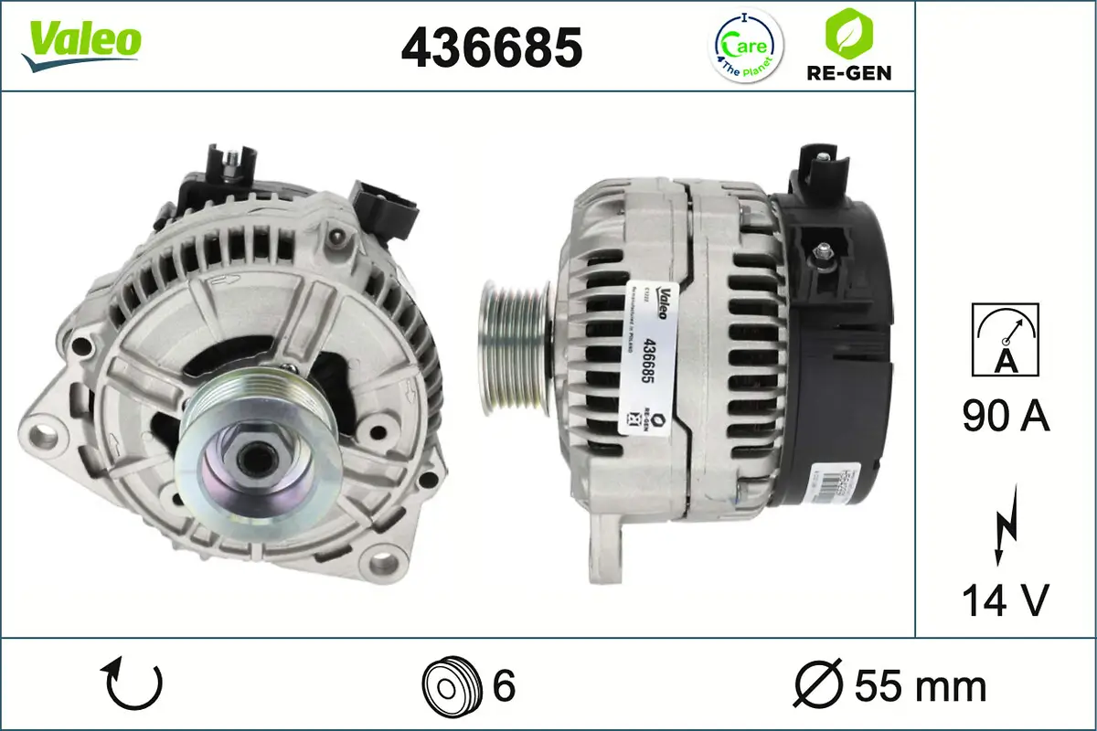 Generator 14 V VALEO 436685