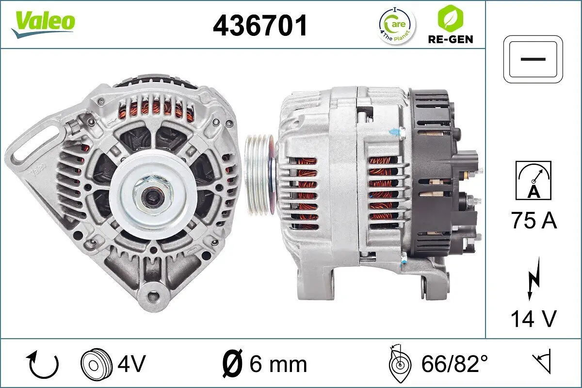 Generator 14 V VALEO 436701