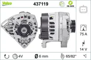 Generator 14 V VALEO 437119