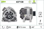 Generator 14 V VALEO 437138