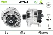 Generator 14 V VALEO 437141