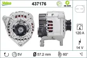 Generator 14 V VALEO 437176