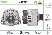Generator 14 V VALEO 437222