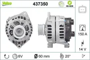 Generator 14 V VALEO 437350