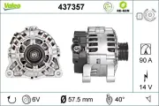 Generator 14 V VALEO 437357