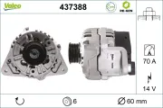 Generator 14 V VALEO 437388