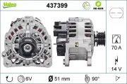 Generator 14 V VALEO 437399