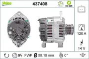 Generator 14 V VALEO 437408