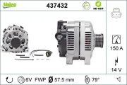 Generator 14 V VALEO 437432