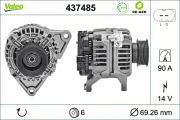 Generator 14 V VALEO 437485