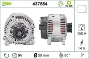 Generator 14 V VALEO 437554