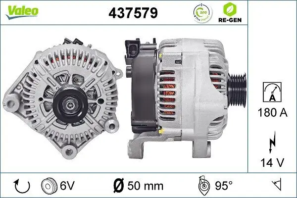 Generator 14 V VALEO 437579