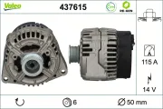 Generator 14 V VALEO 437615
