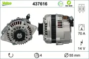 Generator 14 V VALEO 437616