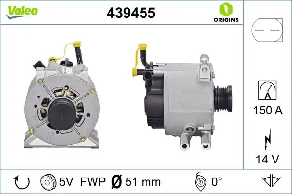 Generator 14 V VALEO 439455