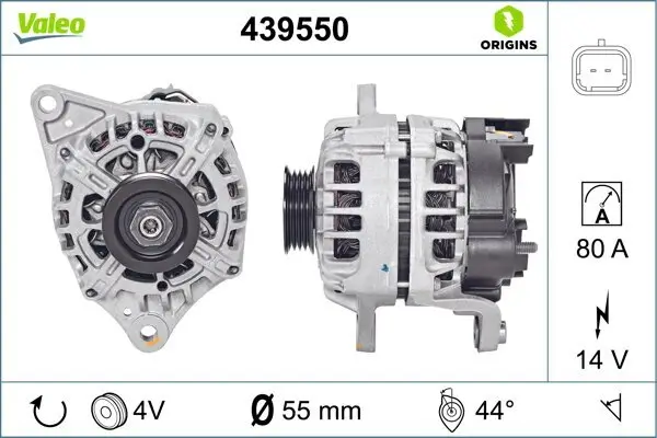 Generator 14 V VALEO 439550