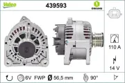 Generator 14 V VALEO 439593