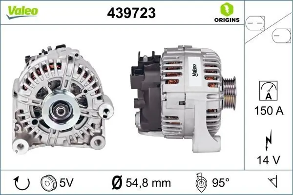 Generator 14 V VALEO 439723