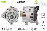 Generator 14 V VALEO 439887