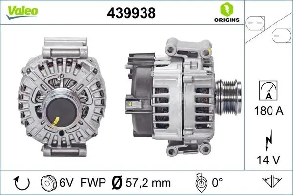Generator 14 V VALEO 439938