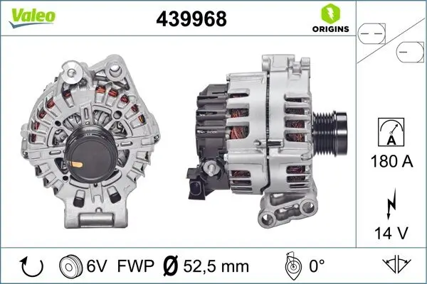 Generator 14 V VALEO 439968