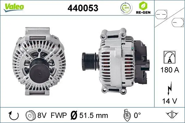 Generator 14 V VALEO 440053