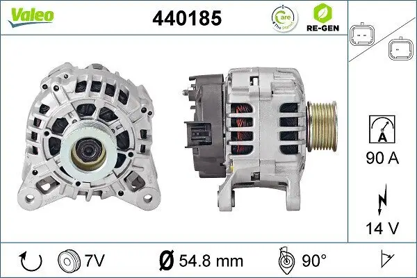 Generator 14 V VALEO 440185