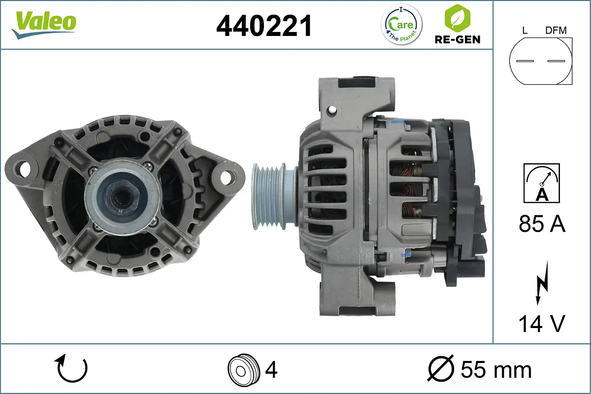 Generator 14 V VALEO 440221