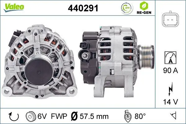 Generator 14 V VALEO 440291