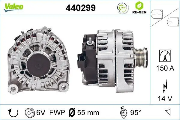 Generator 14 V VALEO 440299
