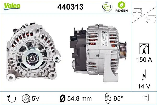 Generator 14 V VALEO 440313