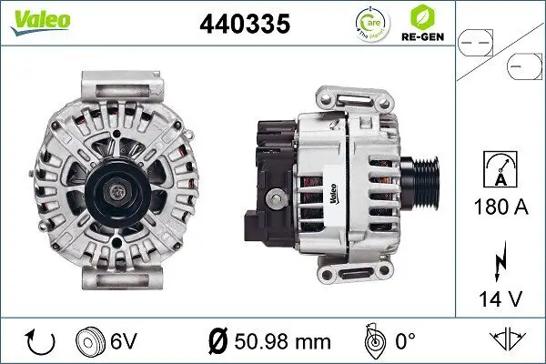 Generator 14 V VALEO 440335