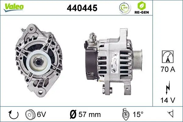 Generator 14 V VALEO 440445